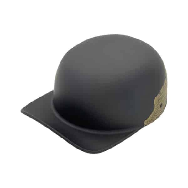 Matte Black Gold Angel Wings Doughboy Front Main