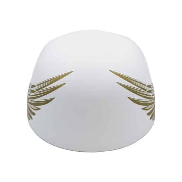 White Gold Angel Wings Flatboy Back