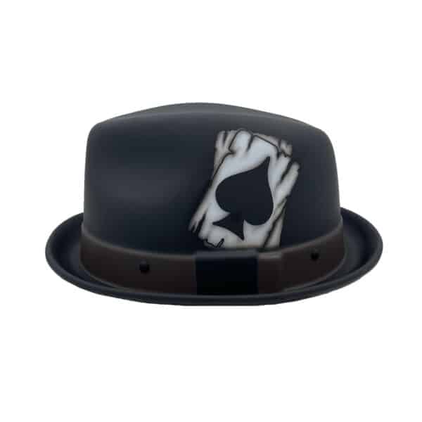 Side view of ace of spades ralphie fedora