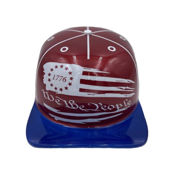 freedom isn't free doughboy lid view from front